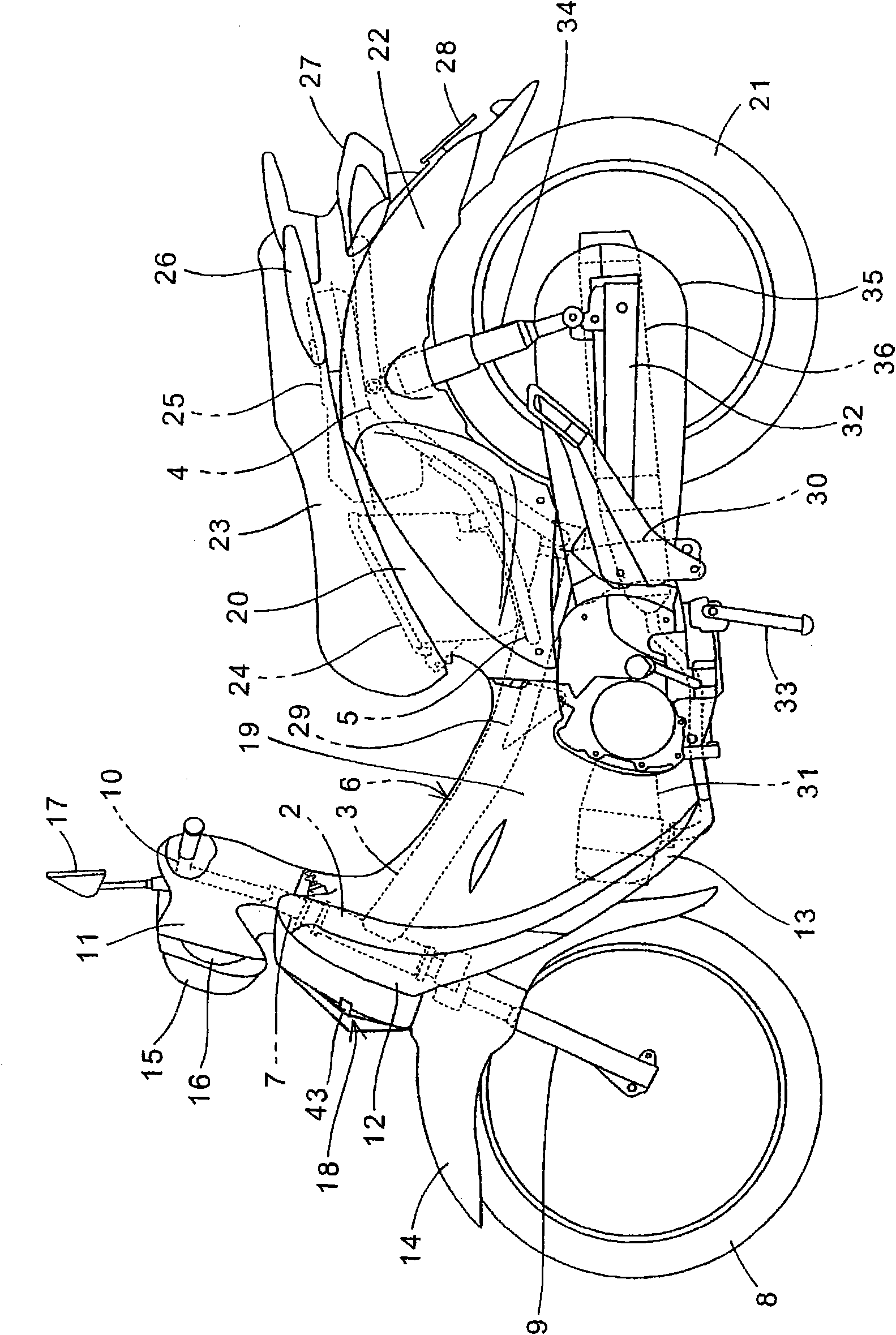 Position light and lighting apparatus for motorcycle