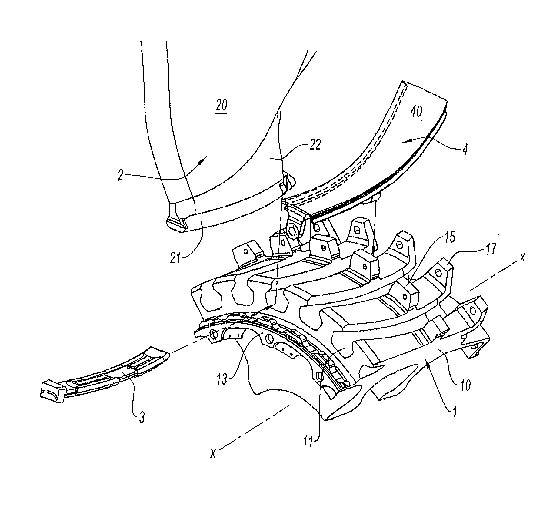Platform seal in a turbomachine rotor, method for improving the seal between a platform and a turbomachine blade