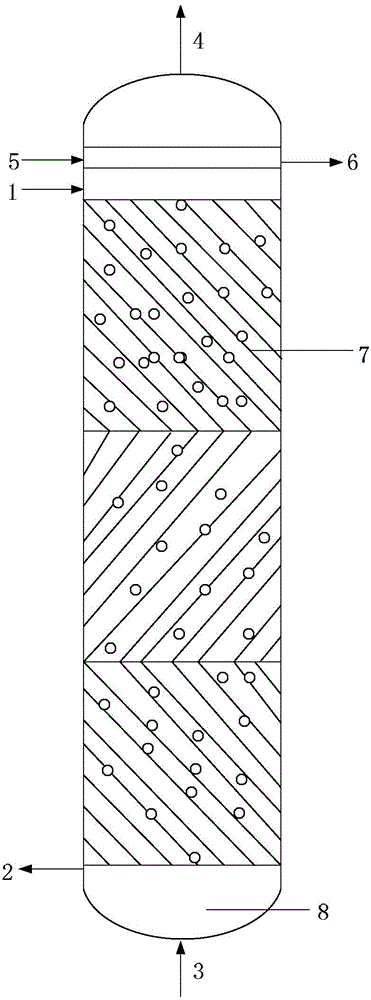 Device and method for separating long chain hydrocarbon in chemical wastewater from methanol to olefin