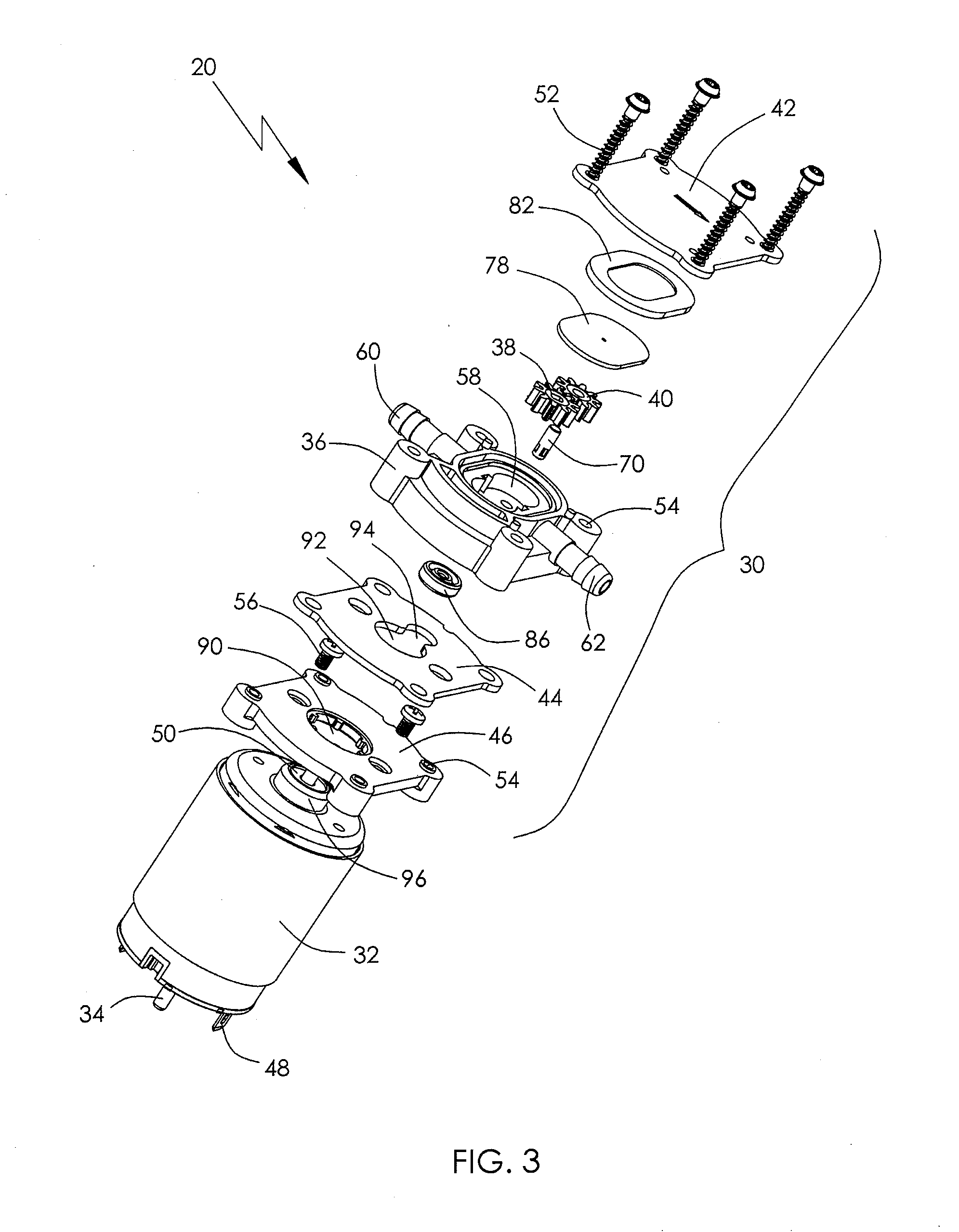Liquid gear pump