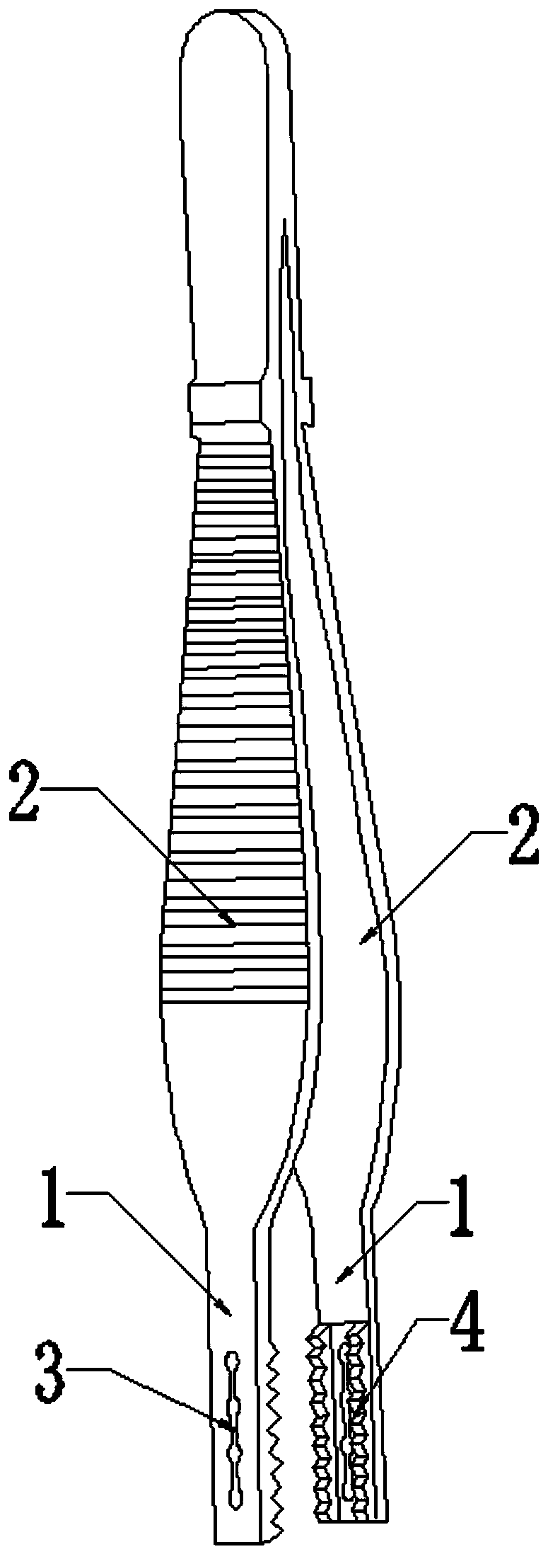 Fine positioning cartilage forceps