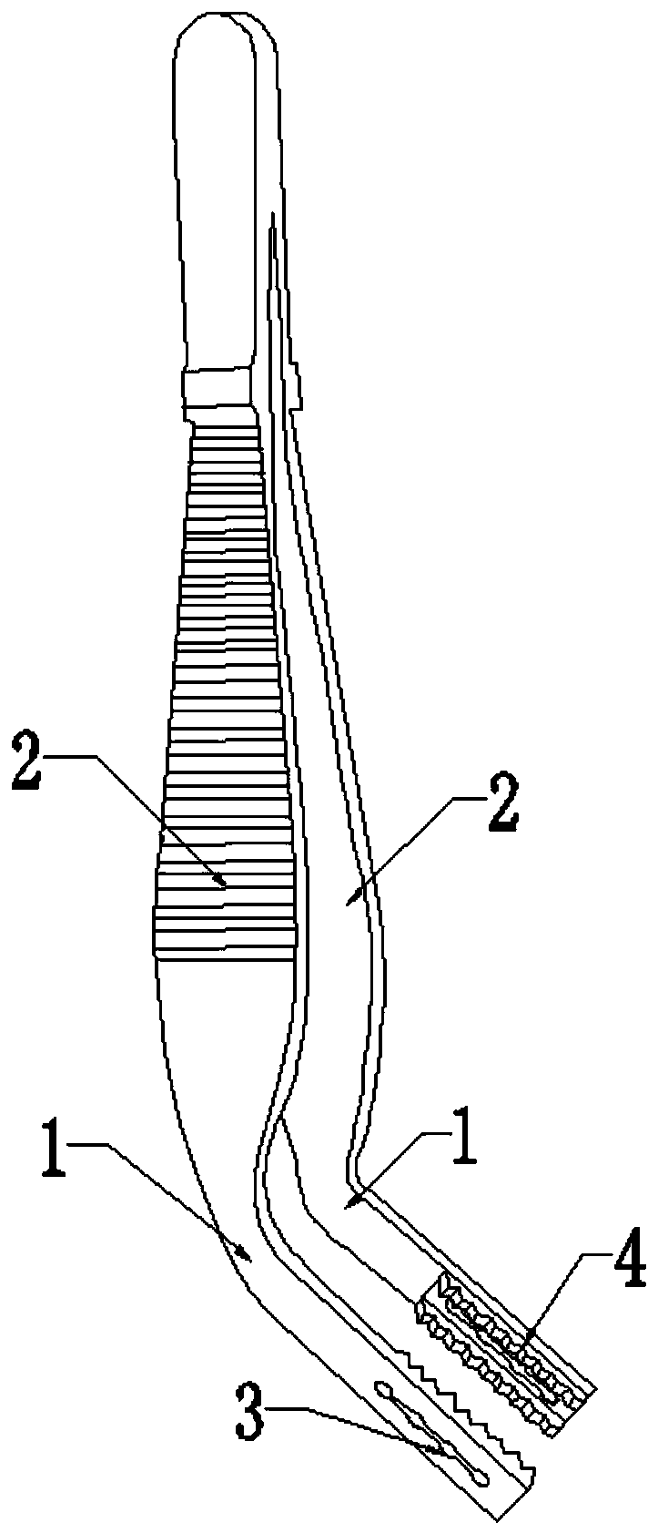 Fine positioning cartilage forceps