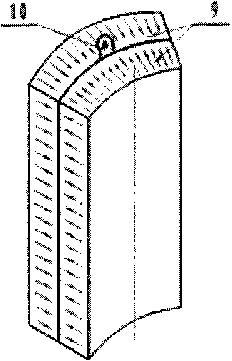 Large power composite ultraphonic pipe