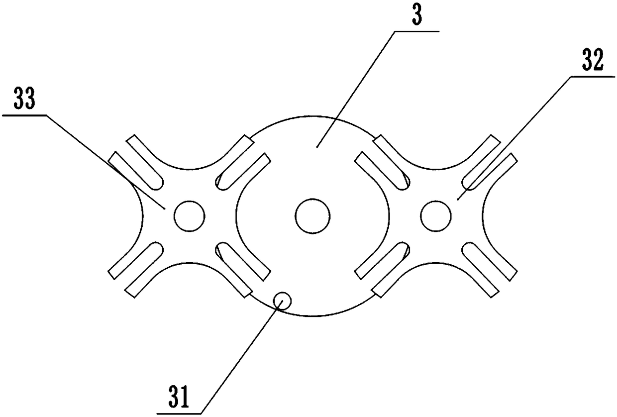 Steel pipe batched rust-removal device