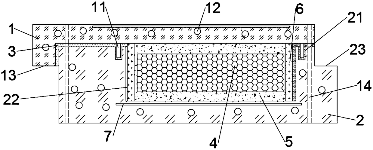 Honeycomb-structure energy-saving thermal insulation board used for building and production process of board