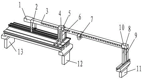 DJ180 Bridge Erecting Machine Erecting Method of Passing Hole of Box Girder of Long-span Highway