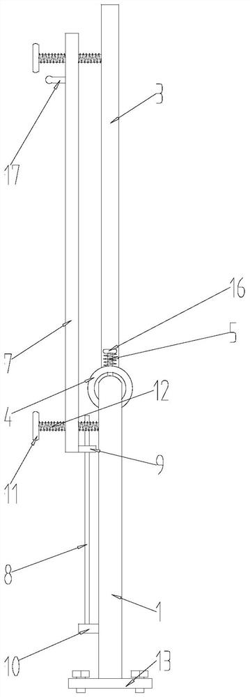 A foldable ship railing