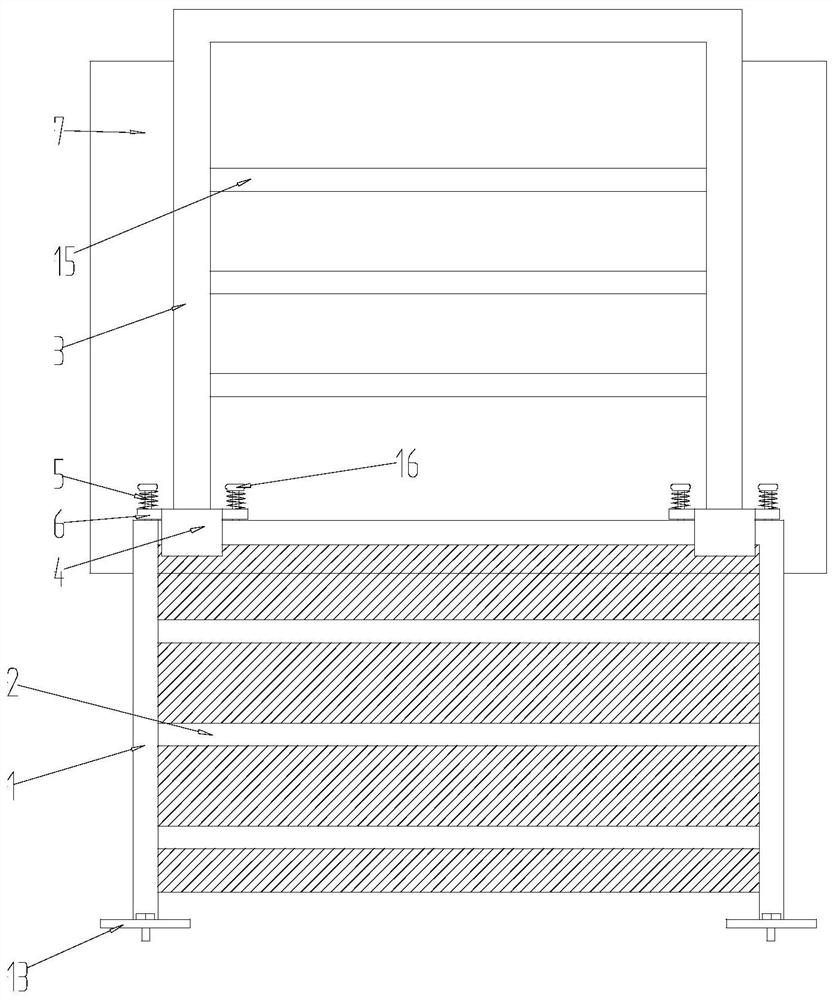 A foldable ship railing