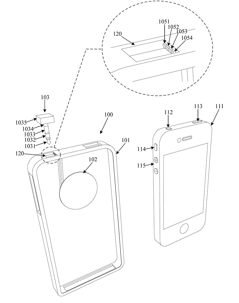 Jacket device of portable data processing equipment