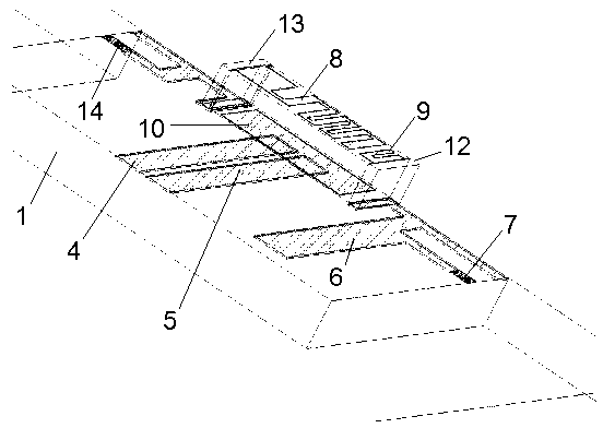 Small-size three-in-one multi-frequency ceramic antenna