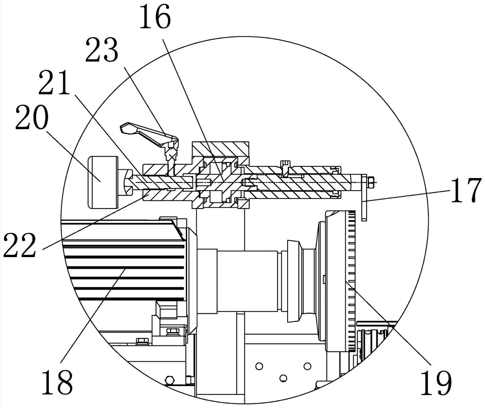 Automatic correction device for grinding wheels of glass edge grinding machine