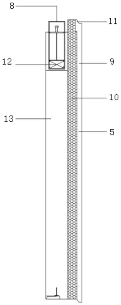 Prefabricated steel and concrete dense rib heat preservation composite integrated wallboard