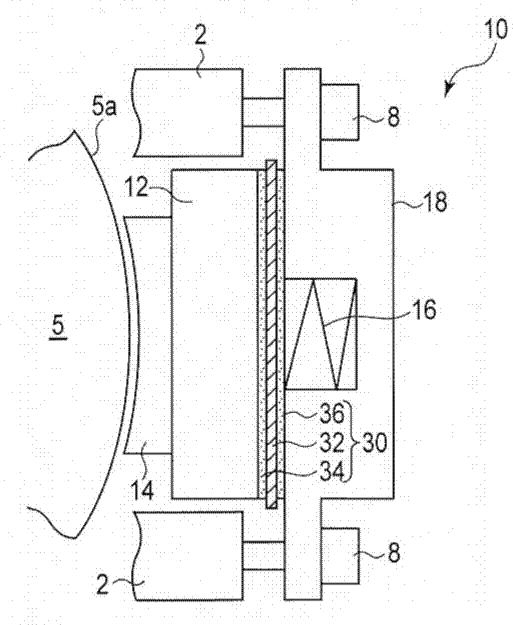 Brake having noise elimination function