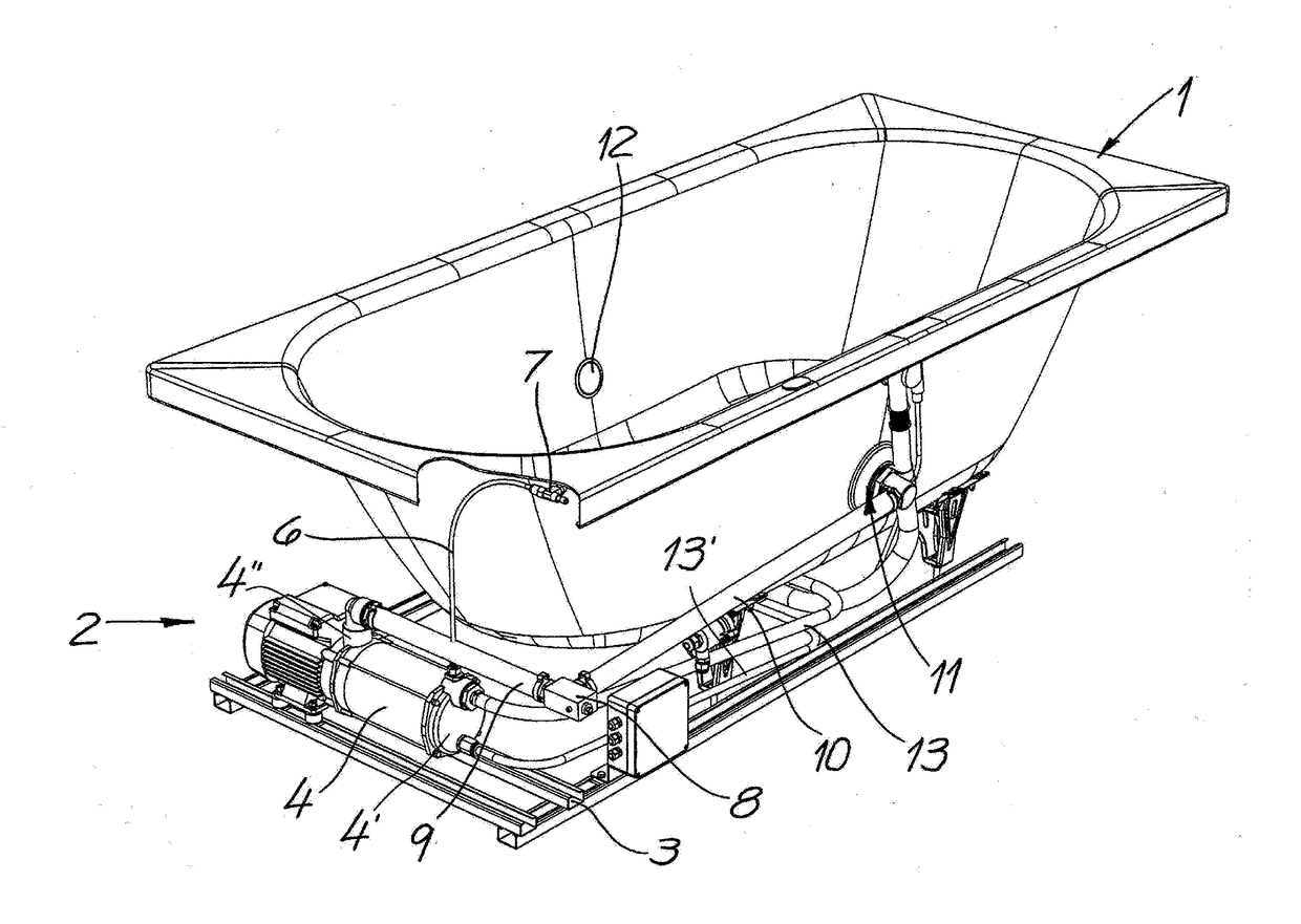 Bathwater circulating system and method of operating same