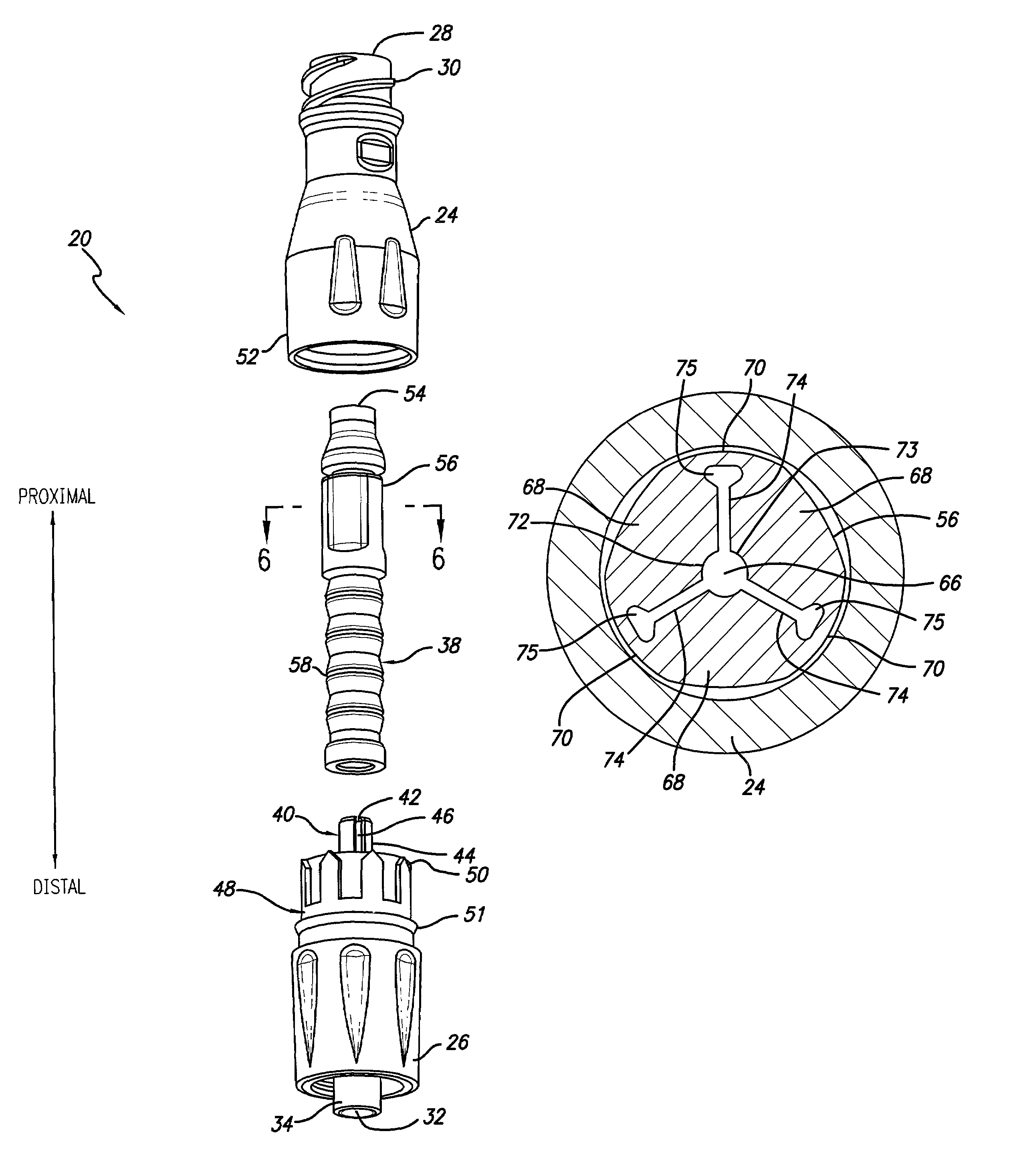 Needle-free medical connector with expandable valve mechanism and method of fluid flow control