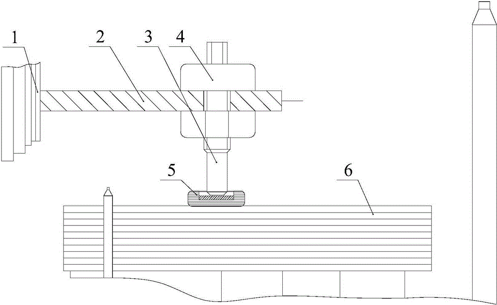 Transformer body holddown and method