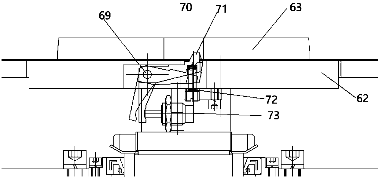 Piece arranging device for high-speed notching press