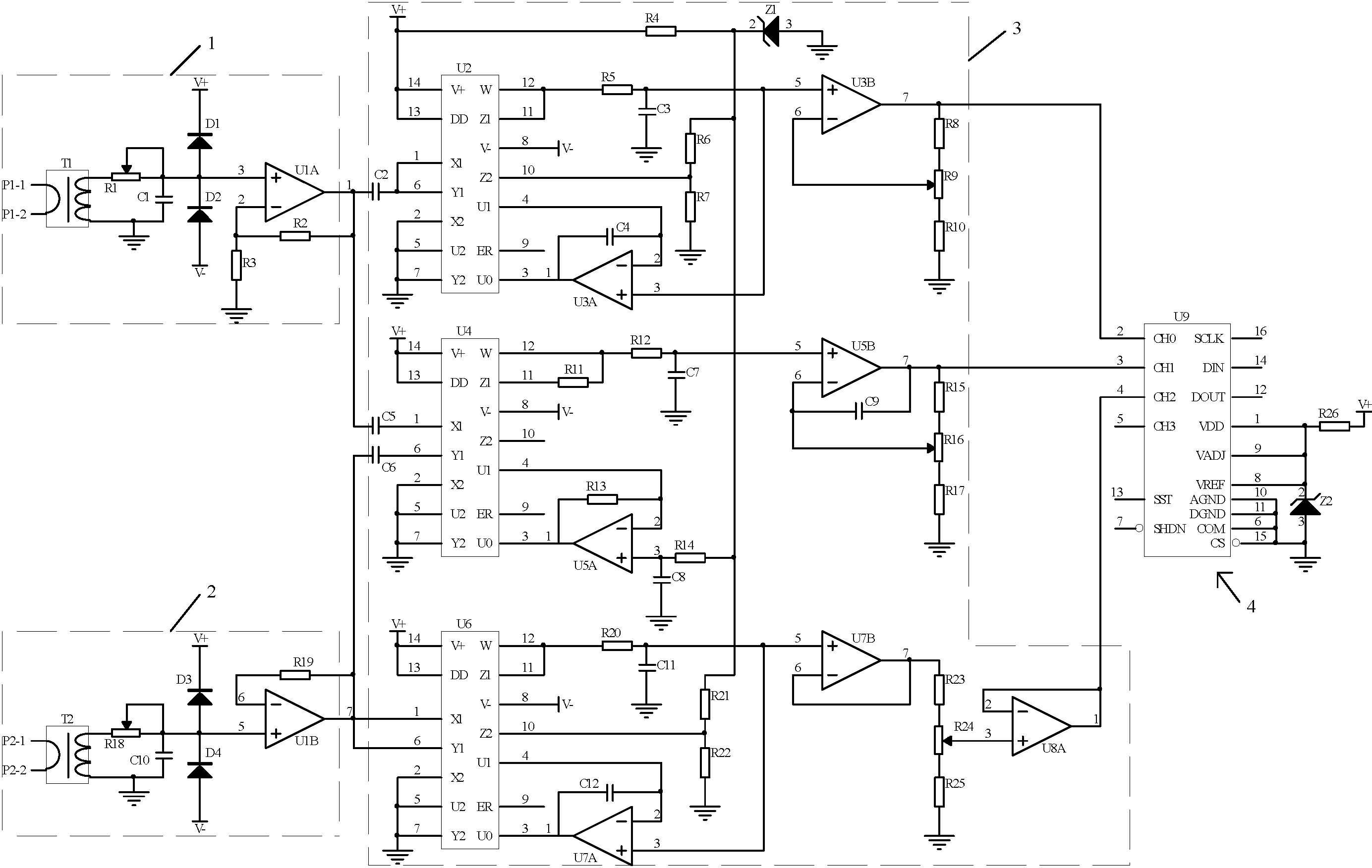 Output power monitoring circuit of high frequency electrotome