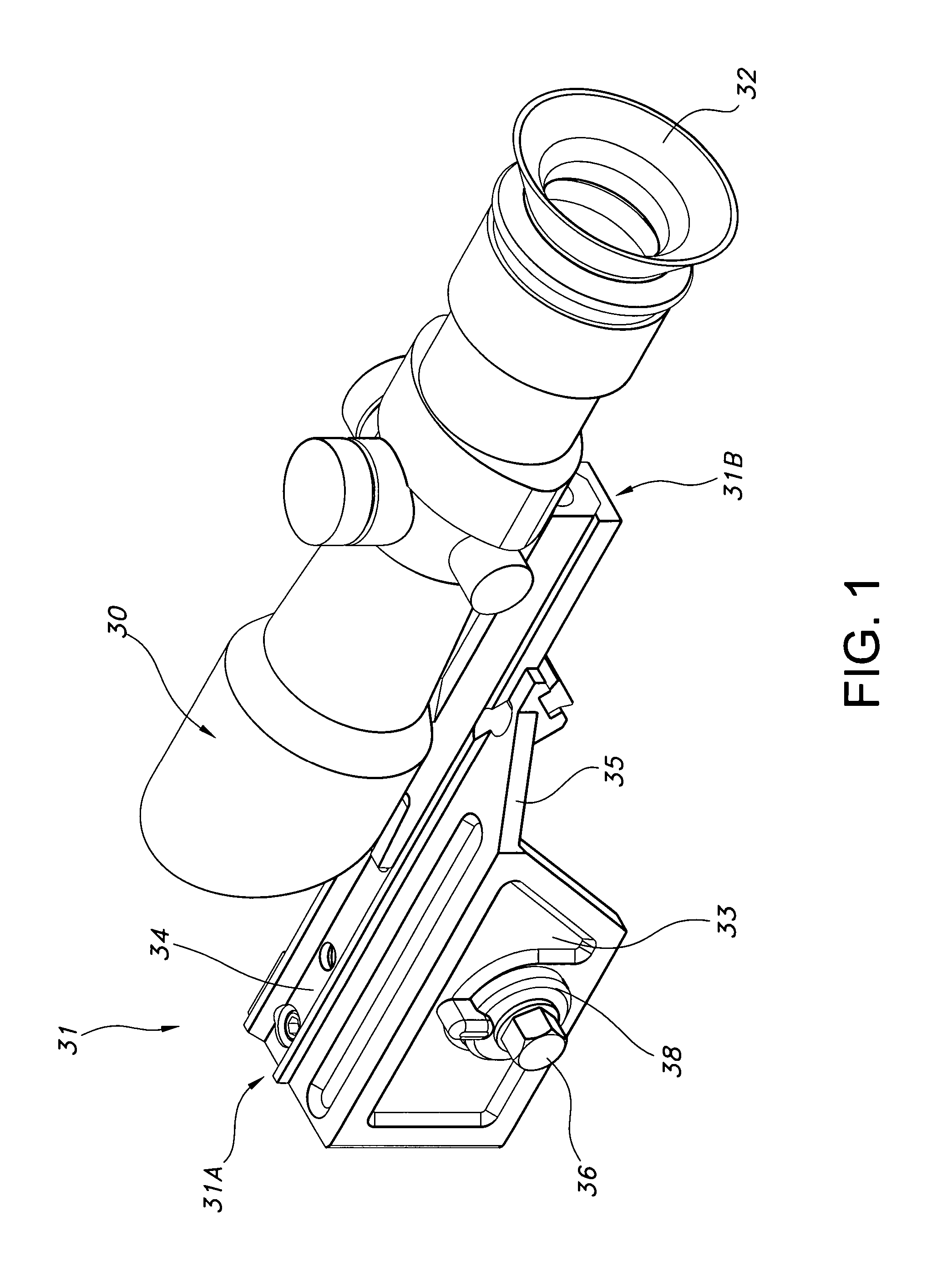Removable optical sight mount adapted for use with M14, M1A and similar rifles and method for removably attaching an optical sight to a rifle