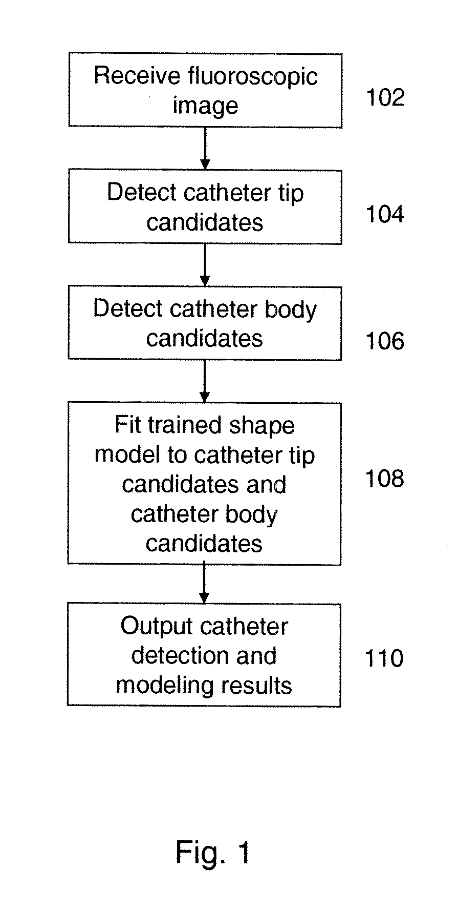 Shape Modeling and Detection of Catheter