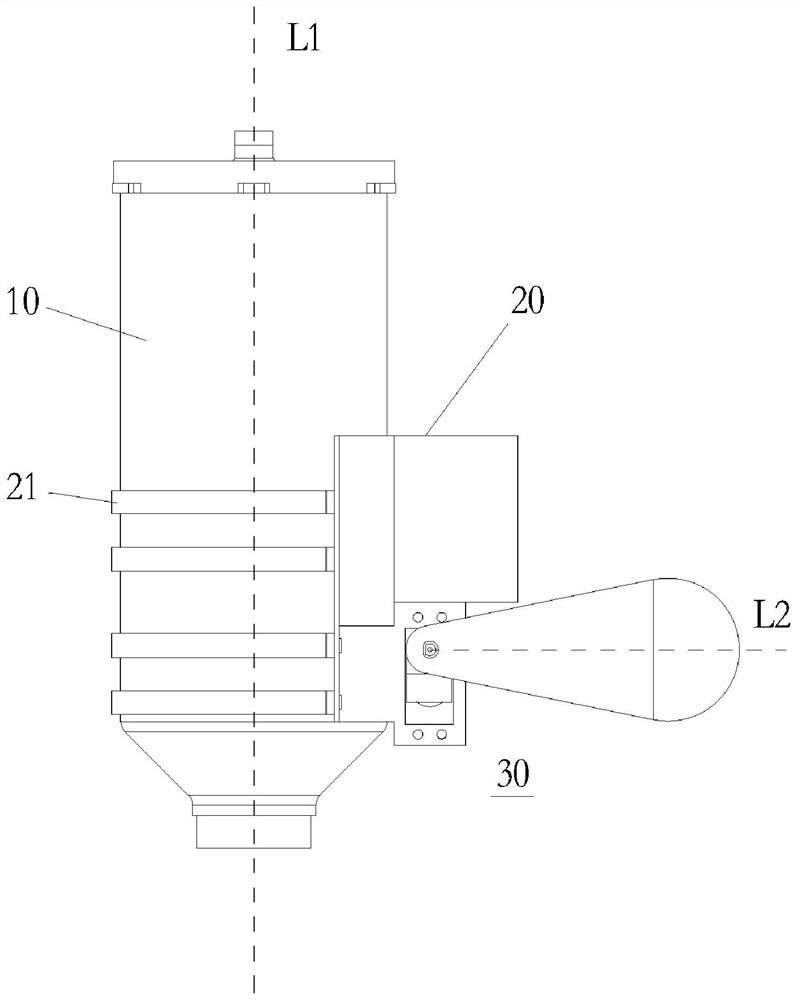 Frog hind leg gesture control device, jumping robot and gesture control method