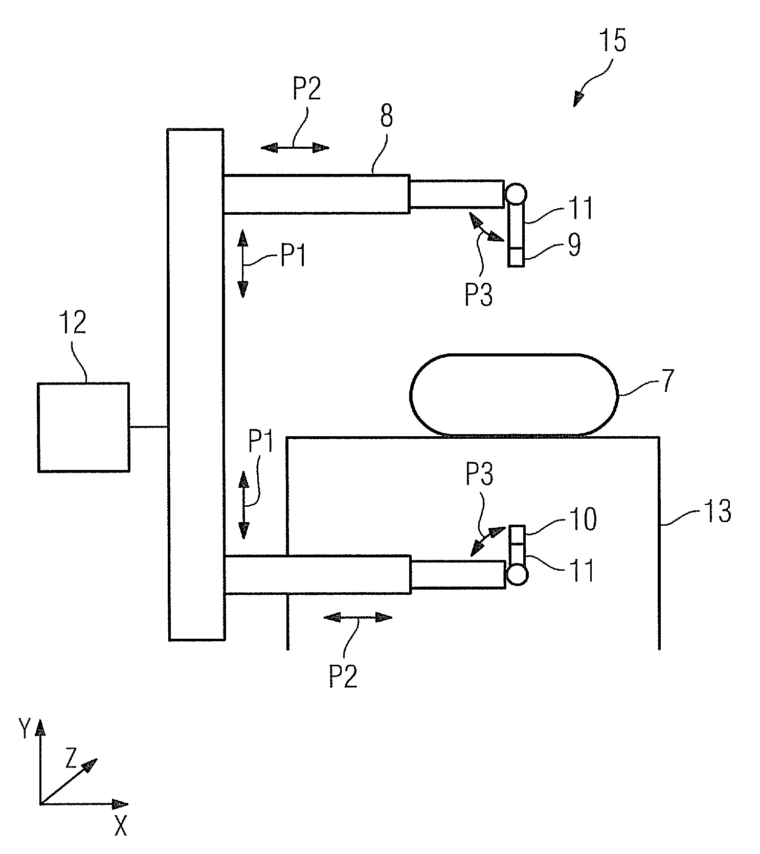 X-ray system and method for the generation of a scan path