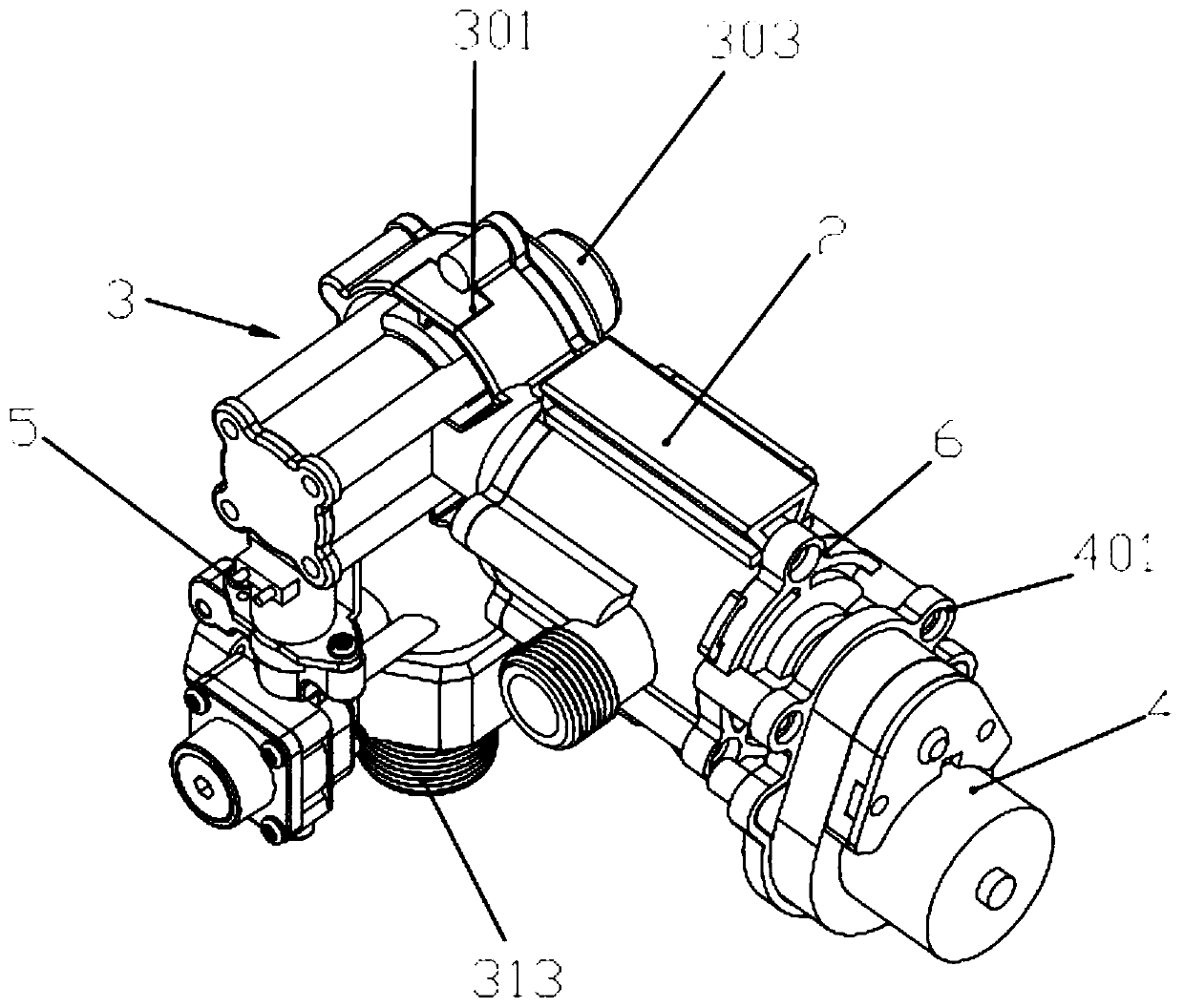 Intelligent back pressure type energy-saving flushing valve