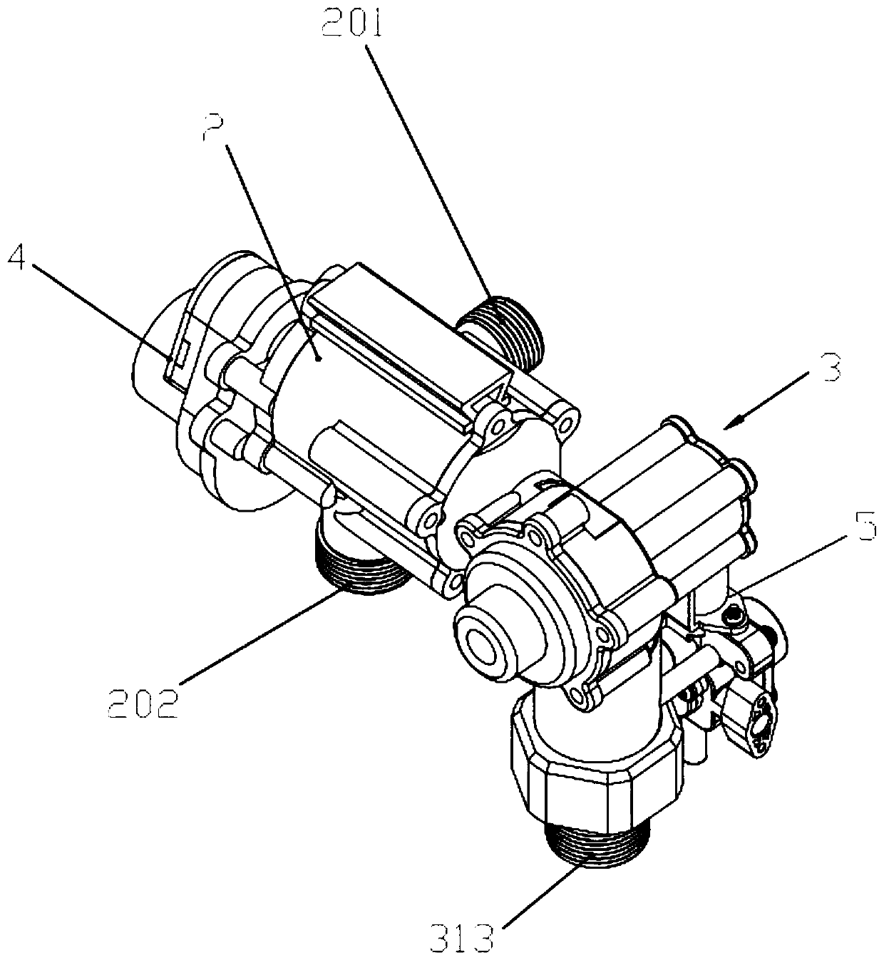 Intelligent back pressure type energy-saving flushing valve