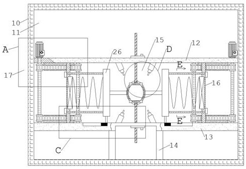 Rubber thermal expansion performance testing device