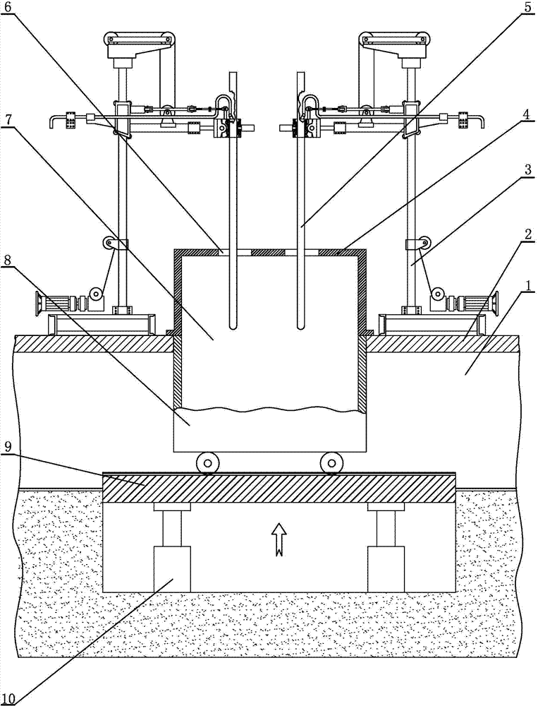 Airtight negative pressure electric arc smelting furnace