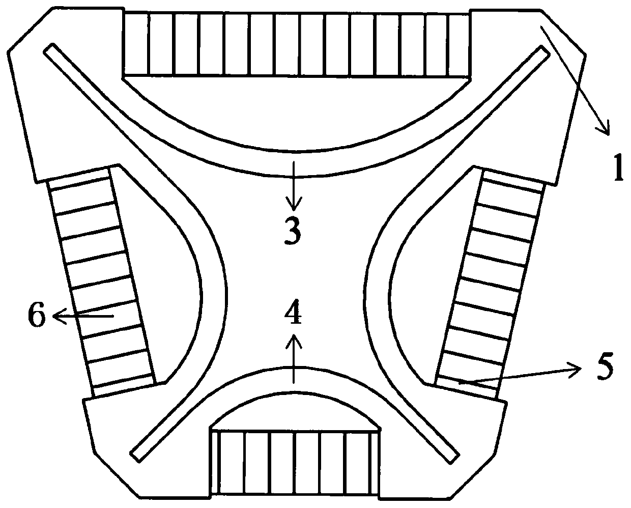 A low-frequency frame-driven quadrilateral flexural transducer