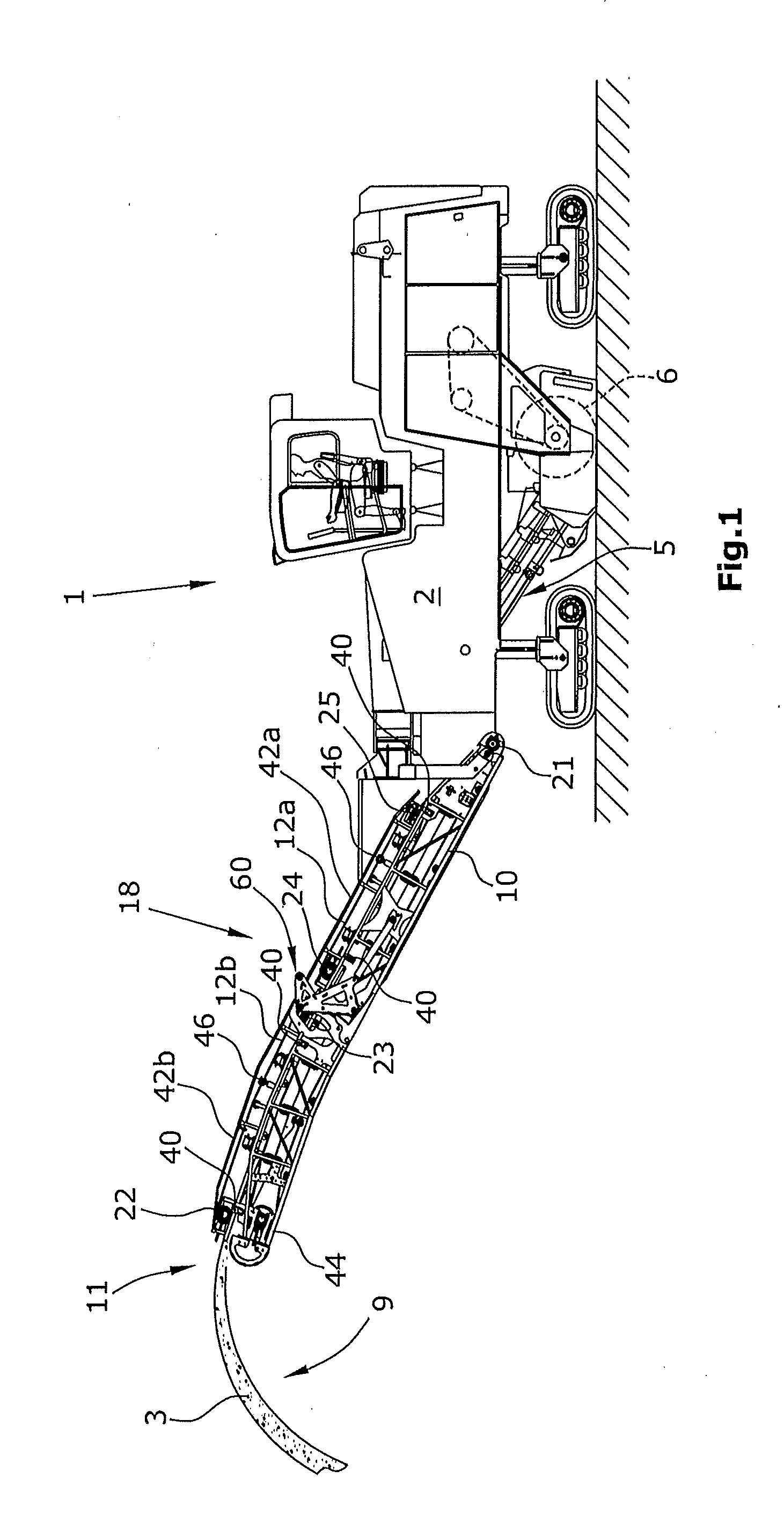 Construction Machine, As Well As Method For Milling Off And Transporting Away A Milled-Off Stream Of Material Of A Construction Machine
