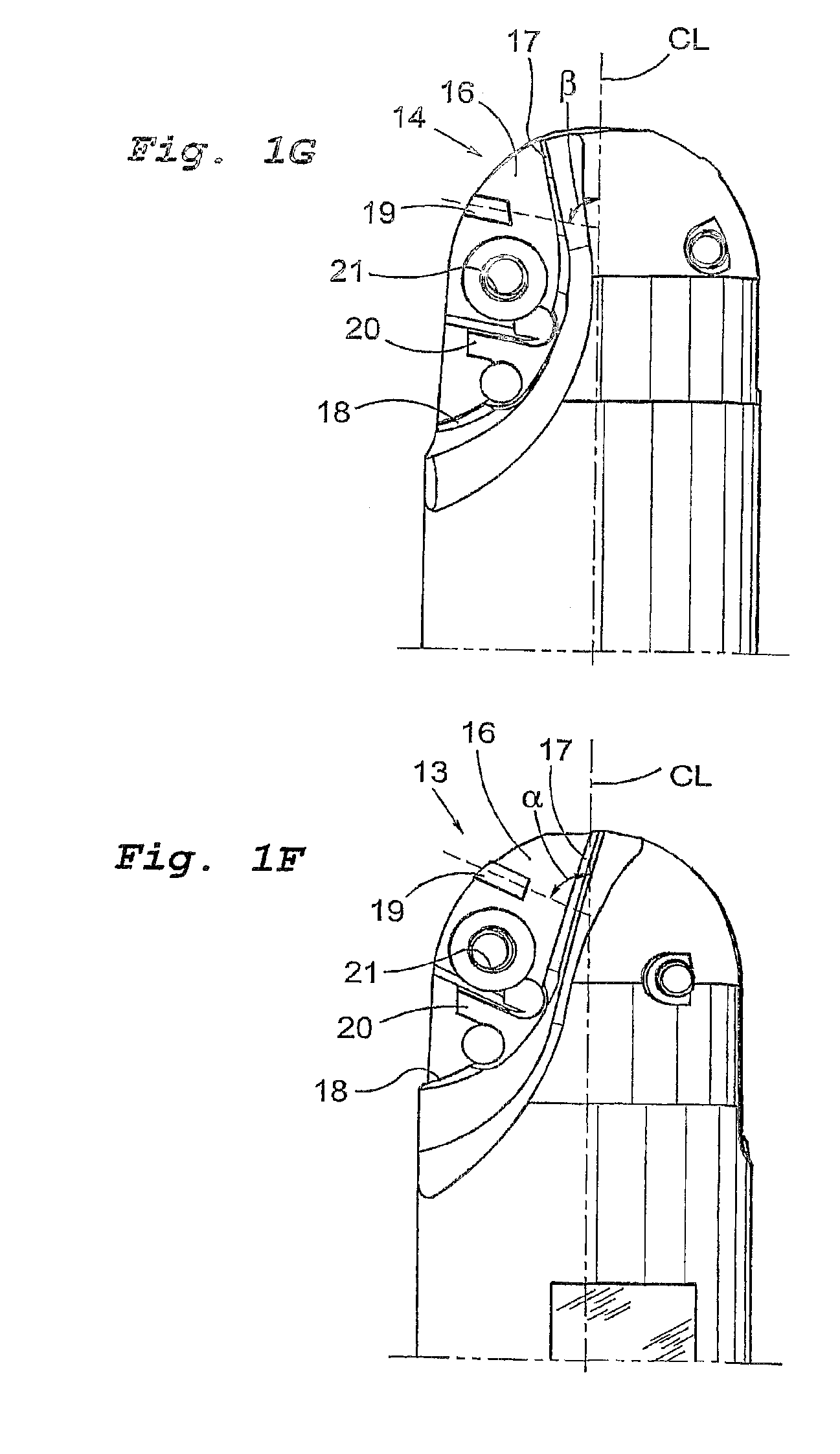 A milling tool with cooperating projections and recesses between the cutting insert and the holder