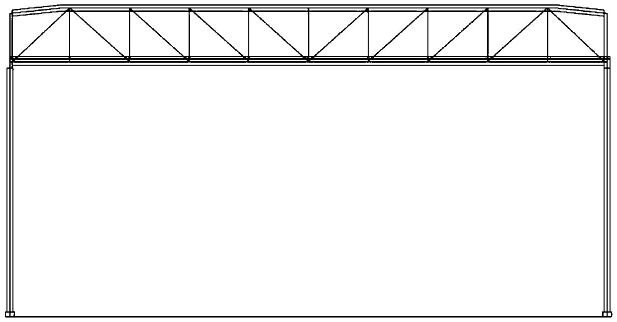 Modular construction method of long-span ultra-wide and super-heavy truss