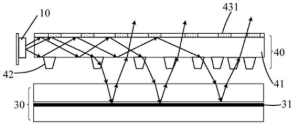 Transparent one-way light-emitting light source module