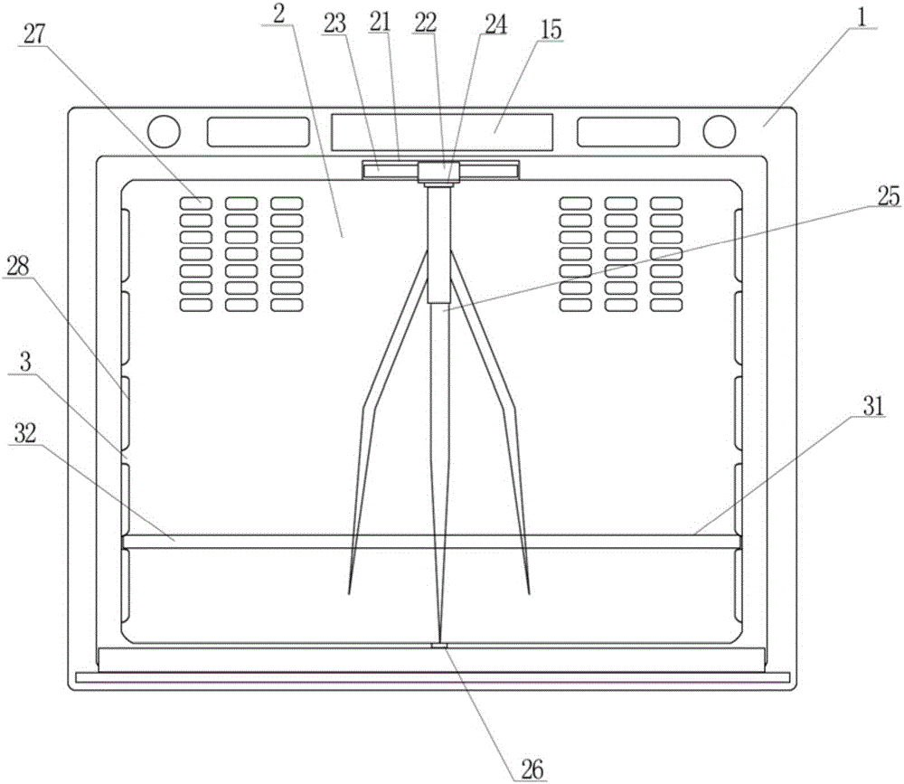 Embedded multifunctional electric oven