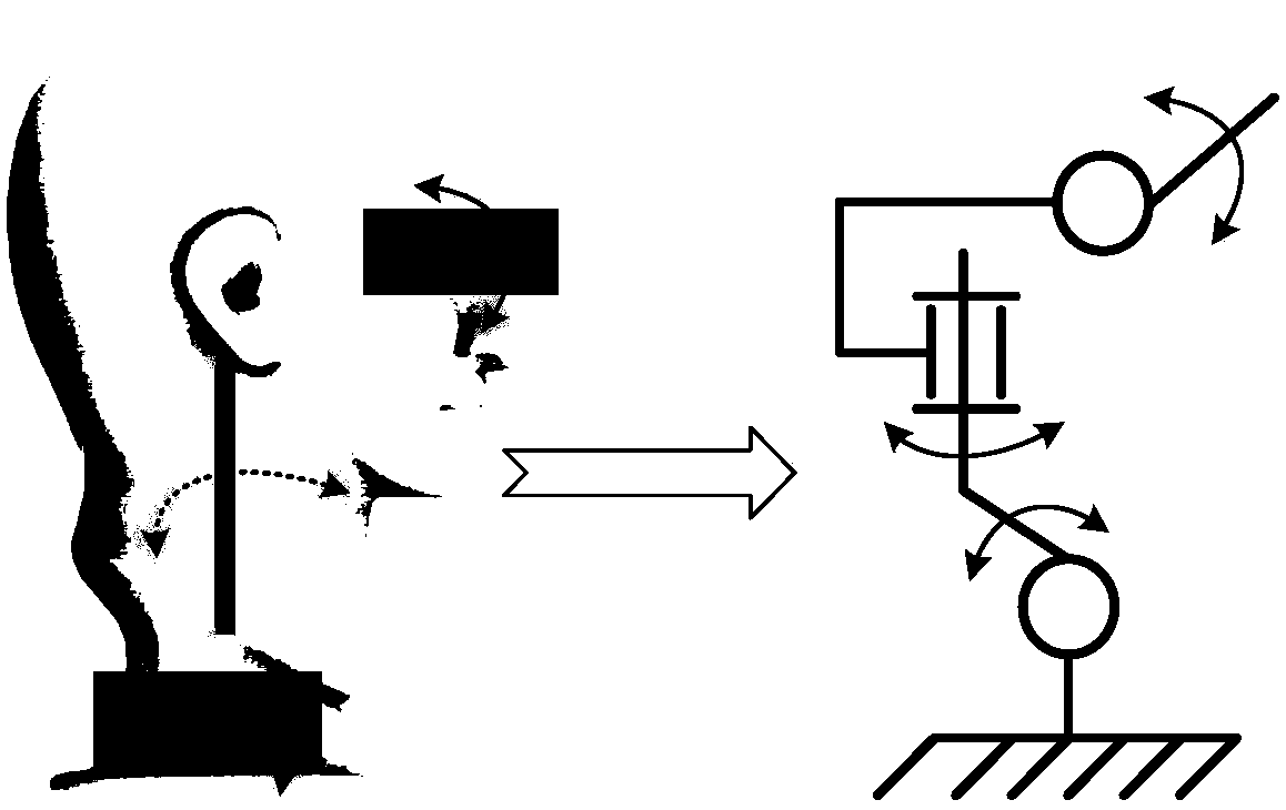 Human eye-like visual tracking device and control method thereof
