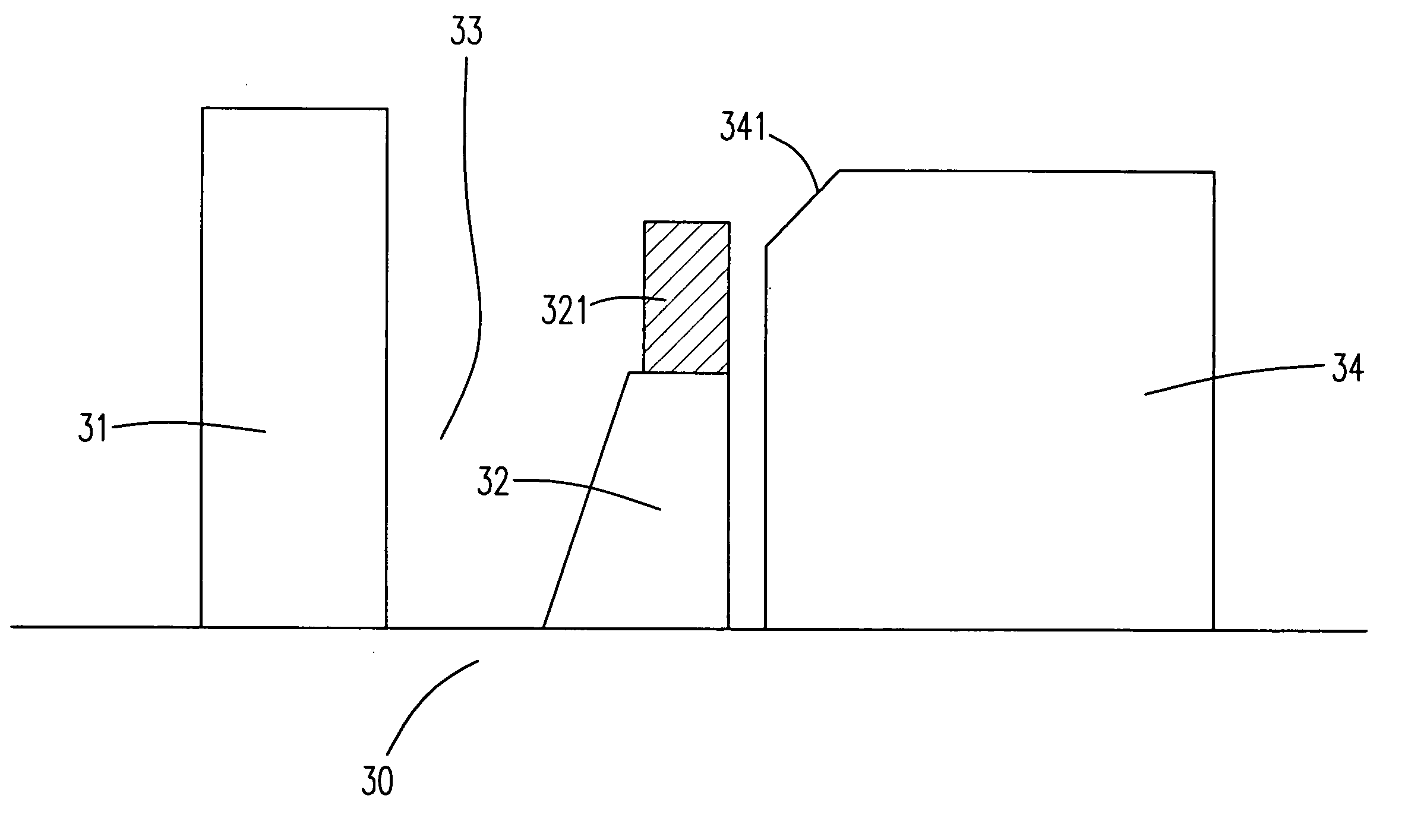 Structure and method for fixing lens of optical module