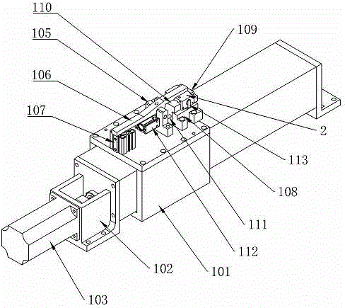 Electronic valve automatic processing combination device