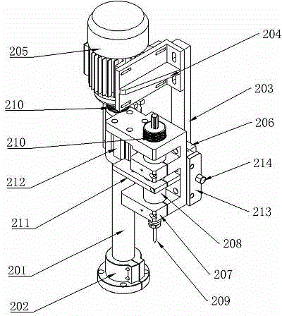 Electronic valve automatic processing combination device