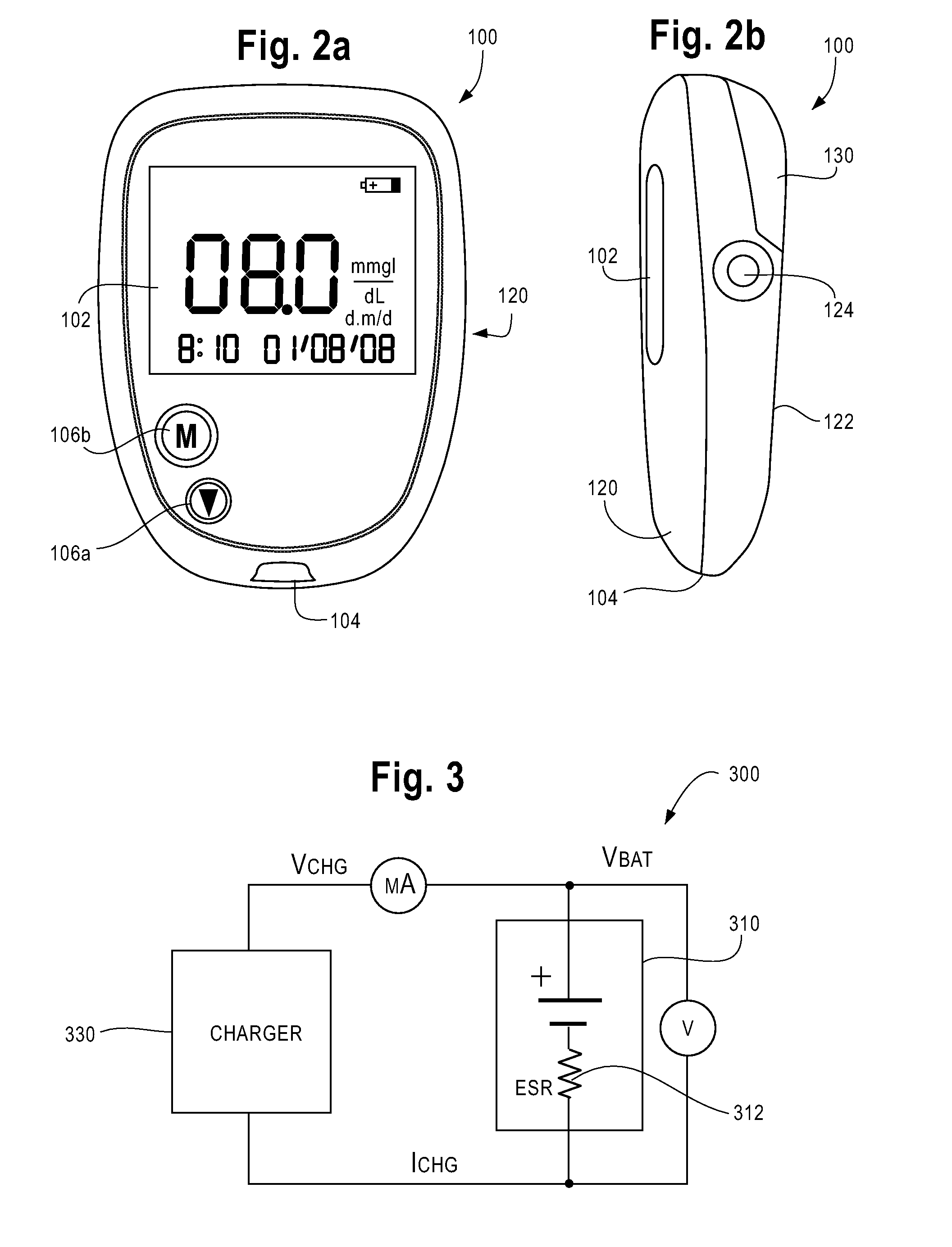 Rapid Charging And Power Management Of A Battery-Powered Fluid Analyte Meter