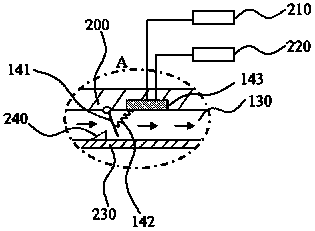 Axial plunger pump with oil leakage measurement