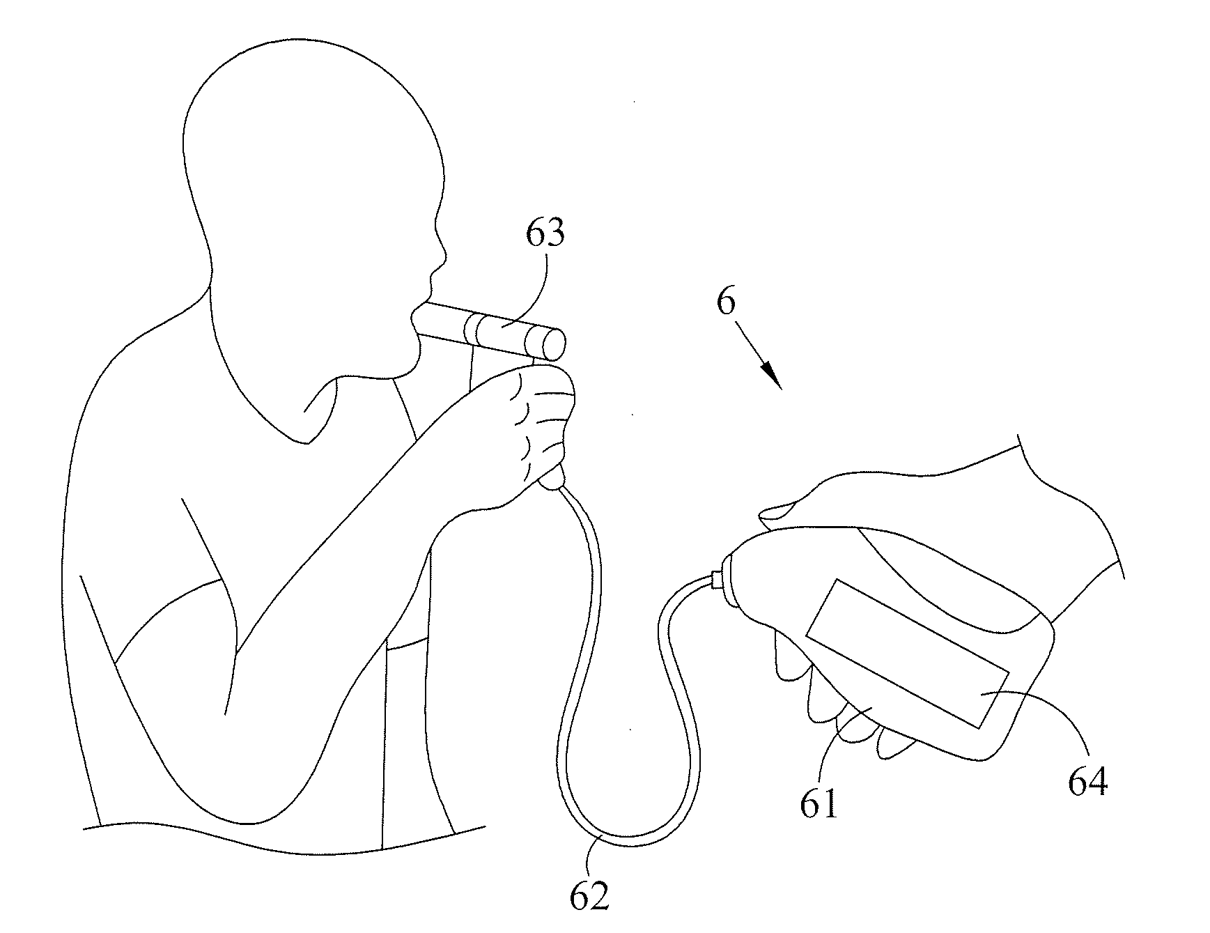 Handheld Gas Sensing Device and Sensing Method Thereof