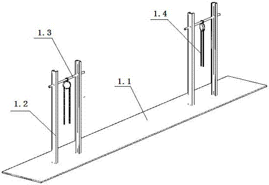 Unit module-assembled and disassembled assembly jig