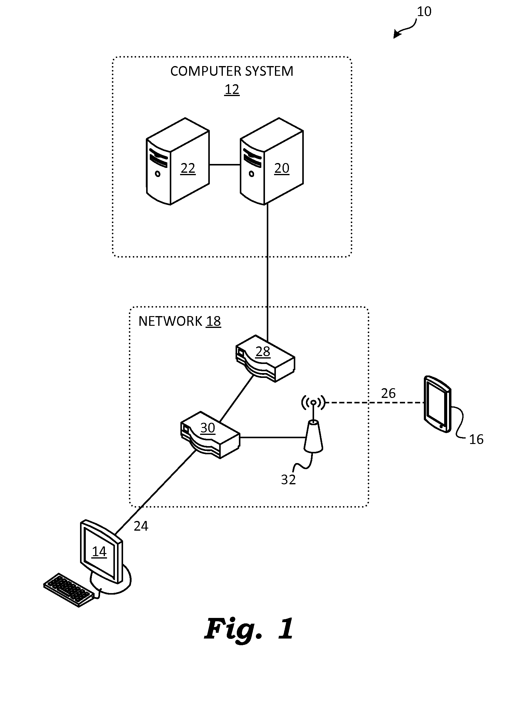 Method and device for graphical indicator of electronic messages