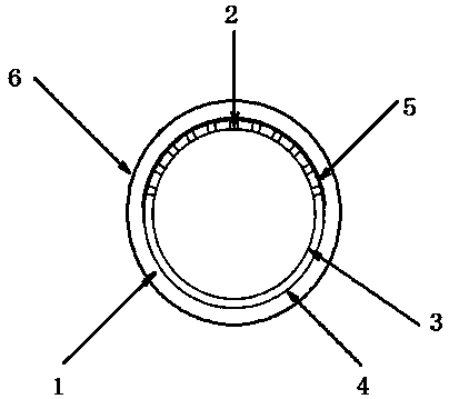 Composite tubular product for constructing sponge city