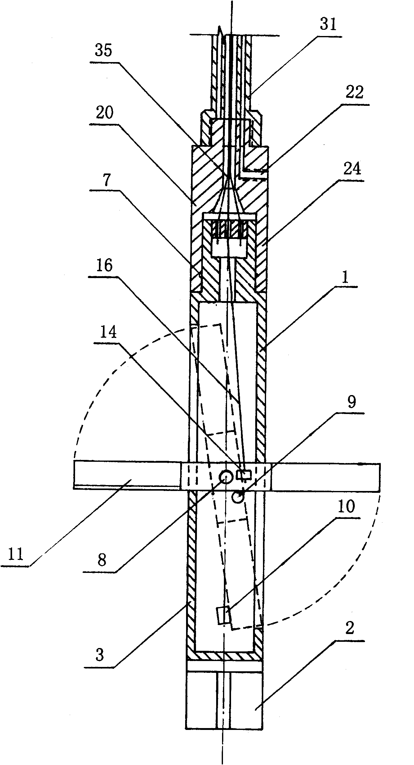 Anchorage unit and construction method using same to ream ground anchor