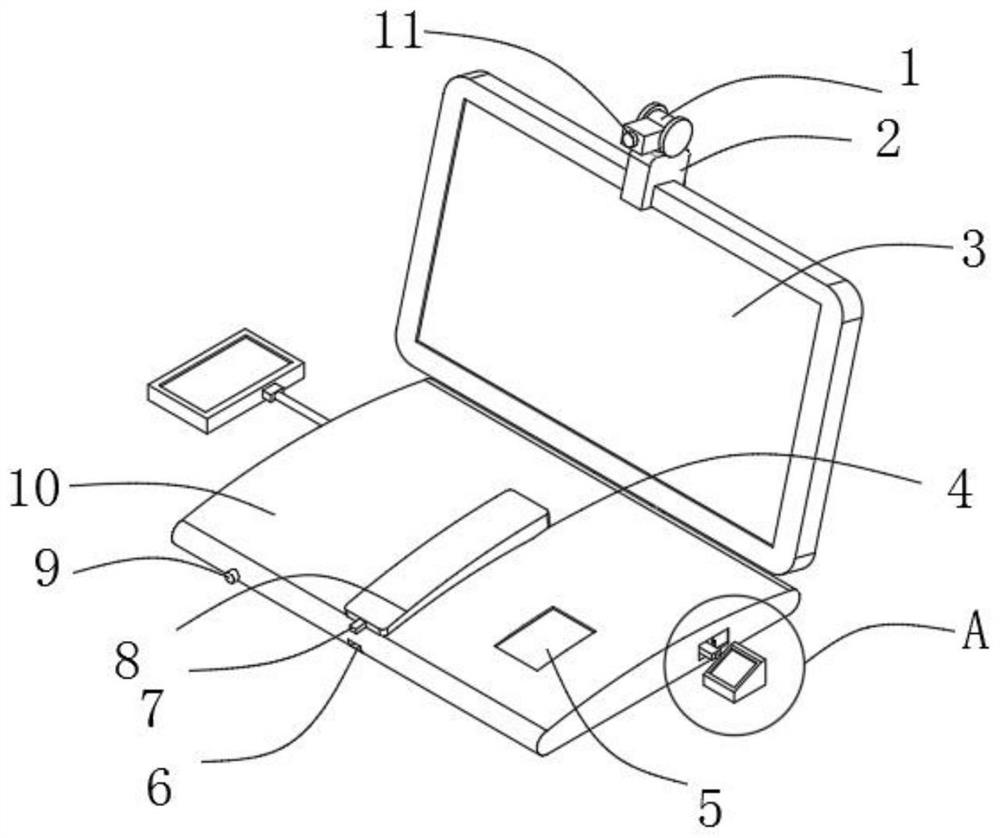 Remote new video communication equipment based on Internet of Things and use method thereof