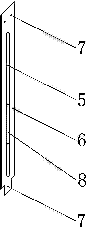 Vertically-split type movable bee frame