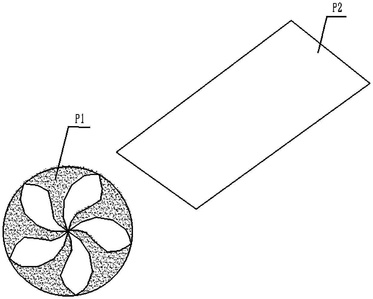 A kind of sowing method of landscape plants based on drone